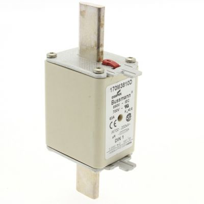 FUSE 80A 690V aR DIN 1 HSDNH Wkładka szybka 80A 690V aR DIN 1 podwójny wskaźnik 170M3811D EATON (170M3811D)