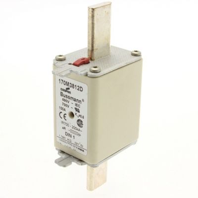 FUSE 100A 690V aR DIN 1 HSDNH Wkładka szybka 100A 690V aR DIN 1 podwójny wskaźnik 170M3812D EATON (170M3812D)