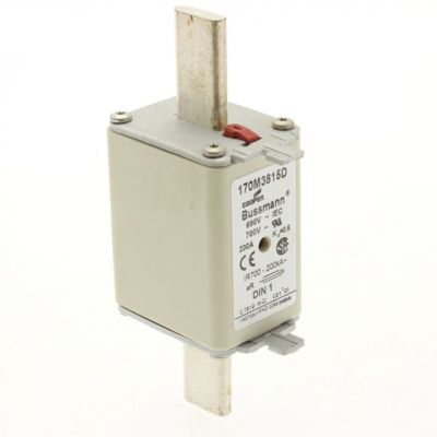 FUSE 200A 690V aR DIN 1 HSDNH Wkładka szybka 200A 690V aR DIN 1 podwójny wskaźnik 170M3815D EATON (170M3815D)