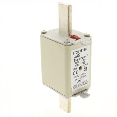 FUSE 250A 690V aR DIN 1 HSDNH Wkładka szybka 250A 690V aR DIN 1 podwójny wskaźnik 170M3816D EATON (170M3816D)