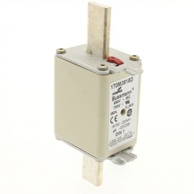 FUSE 350A 690V aR DIN 1 HSDNH Wkładka szybka 350A 690V aR DIN 1 podwójny wskaźnik 170M3818D EATON (170M3818D)