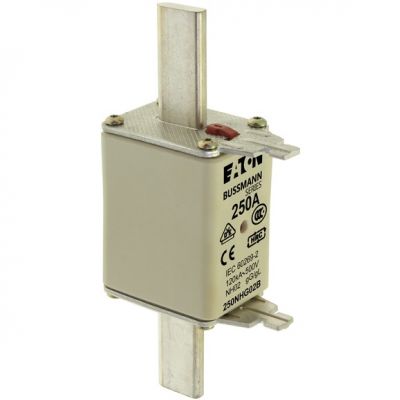 NH FUSE 160A 500V GG/GL SIZE 02 Wkładka NH02 160A 500V GL/GG podwójny wskaźnik 160NHG02B EATON (160NHG02B)