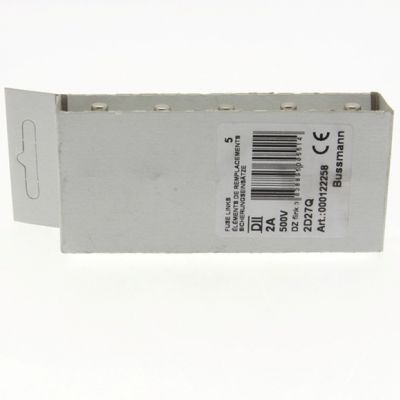 FUSE 2A DII/E27 500VAC Wkładka DII 2A 500VAC E27 2D27Q EATON (2D27Q)