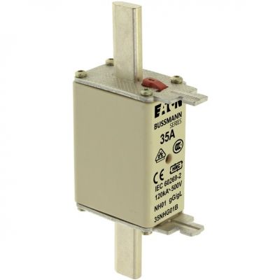 NH FUSE 35A 500V GG/GL SIZE 01 Wkładka NH01 35A 500V GL/GG podwójny wskaźnik 35NHG01B EATON (35NHG01B)