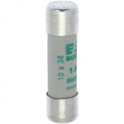 CYLINDRICAL FUSE 10 x 38 1A AM 500V AC Wkładka cylindryczna 10 x 38mm 1A AM 500V AC C10M1 EATON (C10M1)