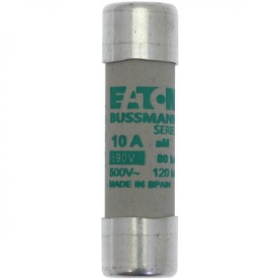 CYLINDRICAL FUSE 14 x 51 10A AM 690V AC Wkładka cylindryczna 14 x 51mm 10A AM 690V AC C14M10 EATON (C14M10)