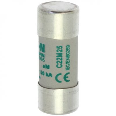 CYLINDRICAL FUSE 22 x 58 25A AM 690V AC Wkładka cylindryczna 22 x 58mm 25A AM 690V AC C22M25 EATON (C22M25)