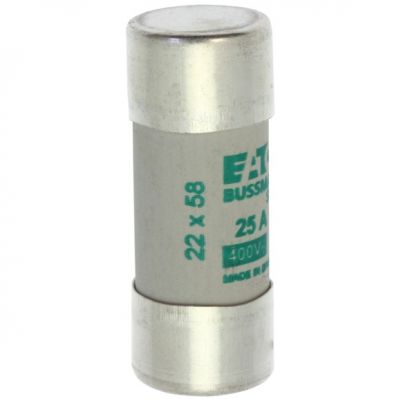 CYLINDRICAL FUSE 22 x 58 25A AM 690V AC Wkładka cylindryczna 22 x 58mm 25A AM 690V AC C22M25 EATON (C22M25)