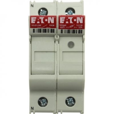 1P 10X38MFH30A 600V Midget-indicator Podstawa wkładki cylindrycznej 10x38 1P+1N 32A 690VAC wskaźnik CHM1DNIU EATON (CHM1DNIU)