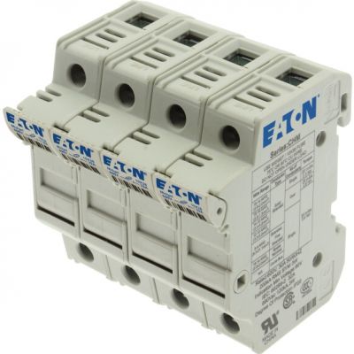 4P 10X38MFH30A 600V Midget withindicator Podstawa wkładki cylindrycznej 10x38 4P 32A 690VAC wskaźnik CHM4DIU EATON (CHM4DIU)