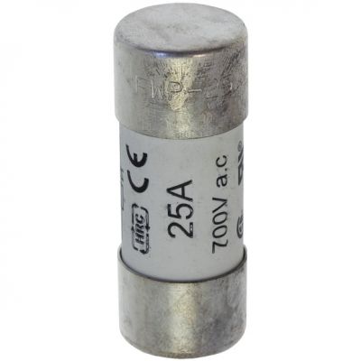 25AMP 700VAC 22 X 58MM FERRULE 25AMP 700VAC 22 X 58MM cylindryczna do półprzewodników FWP-25A22F EATON (FWP-25A22F)