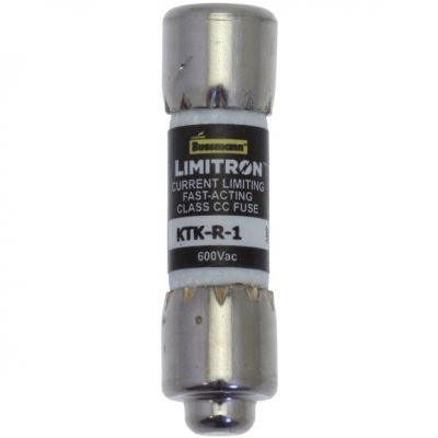 CLASS CC FAST ACTING FUSE CLASS CC 1A 600VAC Limitron Klasa CC KTK-R-1 EATON (KTK-R-1)