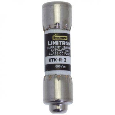 CLASS CC FAST ACTING FUSE CLASS CC 2A 600VAC Limitron Klasa CC KTK-R-2 EATON (KTK-R-2)