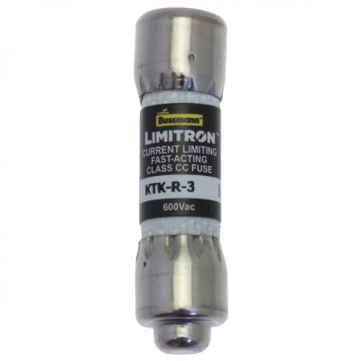 CLASS CC FAST ACTING FUSE CLASS CC 3A 600VAC Limitron Klasa CC KTK-R-3 EATON (KTK-R-3)