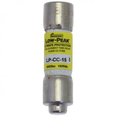 LOW PEAK CC TIME DELAY 15A 600 VAC/150VDC zwłoczna klasa CC LP-CC-15 EATON (LP-CC-15)