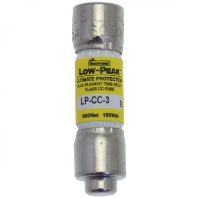 LOW PEAK CC TIME DELAY 3A 600 VAC/150VDC zwłoczna klasa CC LP-CC-3 EATON (LP-CC-3)