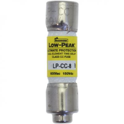 LOW PEAK CC TIME DELAY 8A 600 VAC/150VDC zwłoczna klasa CC LP-CC-8 EATON (LP-CC-8)