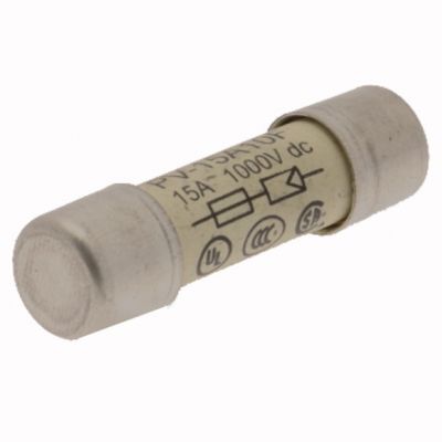 15AMP 1000VDC SOLAR FERRULE 10 X 38MM 15A 1000Vdc wkładka cylindryczna 10x38 do PV PV-15A10F EATON (PV-15A10F)