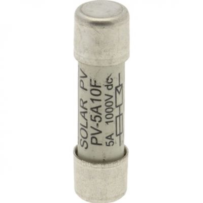 5AMP 1000VDC SOLAR FERRULE 10 X 38MM 5A 1000Vdc wkładka cylindryczna 10x38 do PV PV-5A10F EATON (PV-5A10F)