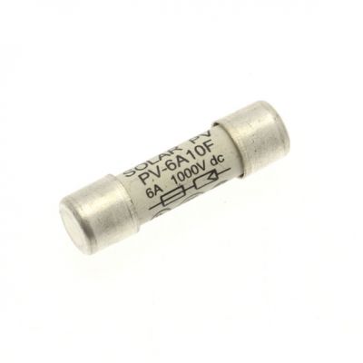 6AMP 1000VDC SOLAR FERRULE 10 X 38MM 6A 1000Vdc wkładka cylindryczna 10x38 do PV PV-6A10F EATON (PV-6A10F)