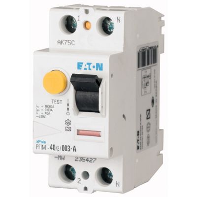 PFIM-25/2/01-G-MW Wyłącznik różnicowoprądowy 10kA 25A 2P 100mA typ G 235450 EATON (235450)