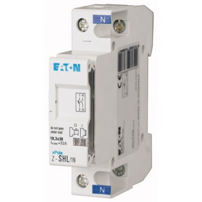 Z-SHL/1N Rozłącznik bezpiecznikowy cylindryczny 10x38mm 1P+N 263884 EATON (263884)