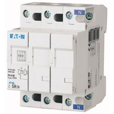 Z-SH/3N Rozłącznik bezpiecznikowy cylindryczny 10x38mm 3P+N 263880 EATON (263880)