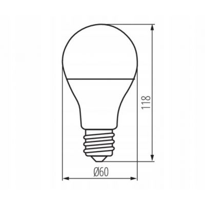 KANLUX Inteligentna Żarówka WiFi LED RGB SMART 11,5W (33642)