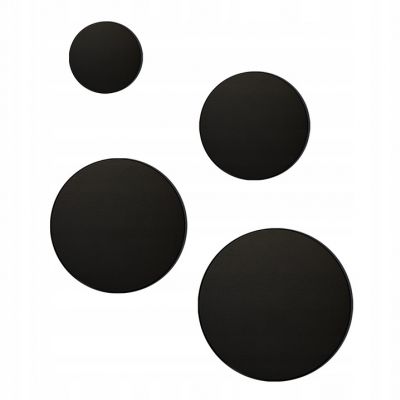 Kinkiet lampa ścienna Disk 9W 3 barwy światła IP65 czarny ML1285 MILAGRO (ML1285)