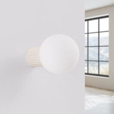 Kinkiet ryflowany HALO IP44 beżowy SL.1717 SOLLUX (SL.1717)