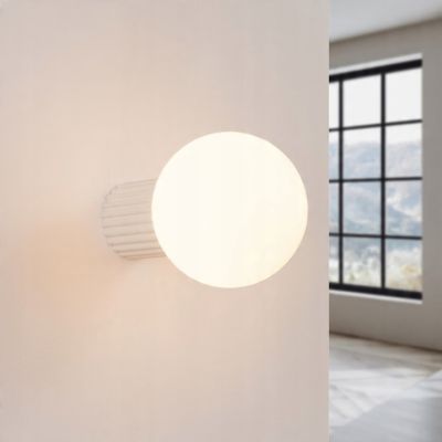 Kinkiet ryflowany HALO IP44 beżowy SL.1717 SOLLUX (SL.1717)