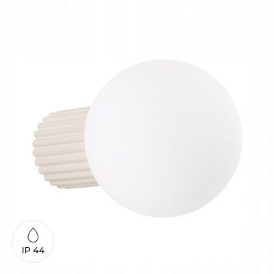 Kinkiet ryflowany HALO IP44 beżowy SL.1717 SOLLUX (SL.1717)