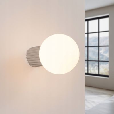 Kinkiet ryflowany HALO IP44 taupe SL.1742 Sollux (SL.1742)