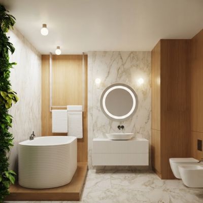 Kinkiet ryflowany HALO IP44 taupe SL.1742 Sollux (SL.1742)