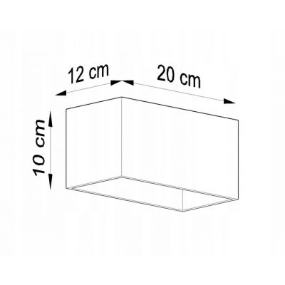 Kinkiet QUAD MAXI czarny nowoczesny do salonu i sypialni led SL.0527 SOLLUX (SL.0527)