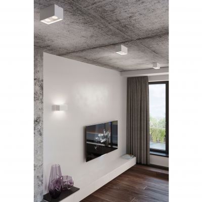 Kinkiet QUAD MAXI czarny nowoczesny do salonu i sypialni led SL.0527 SOLLUX (SL.0527)