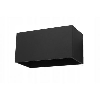 Kinkiet QUAD MAXI czarny nowoczesny do salonu i sypialni led SL.0527 SOLLUX (SL.0527)