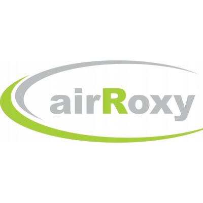 Wylot ścienny z okapem fi 100 biały 02-501 airRoxy (02-501)