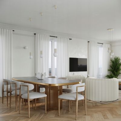 Lampa wisząca ryflowana HALO beżowy SL.1719 Sollux (SL.1719)