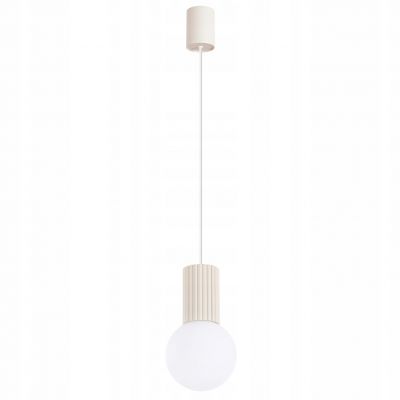 Lampa wisząca ryflowana HALO beżowy SL.1719 Sollux (SL.1719)