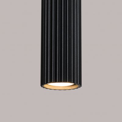 Lampa wisząca ryflowana KARBON czarny SL.1573 SOLLUX (SL.1573)