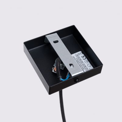 Lampa wisząca ryflowana KARBON czarny SL.1573 SOLLUX (SL.1573)