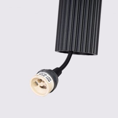 Lampa wisząca ryflowana KARBON czarny SL.1573 SOLLUX (SL.1573)