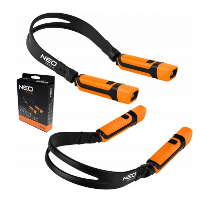 Lampa led latarka na szyję do czytania akumulatorowa warsztatowa 300lm NEO GTX (99-112)