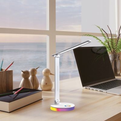 Lampka biurkowa Bruno biała 5W LED RGB ML1629 MILAGRO (ML1629)