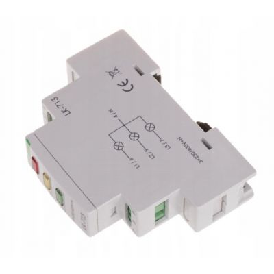 Lampka kontrolna zasilania trójfazowa LK-713K F&F (LK-713K)