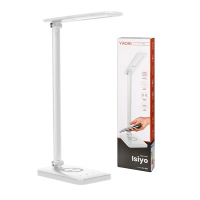 Lampka biurkowa z ładowarką indukcyjną i usb ISIYO LED 7W zmiana barwy temp DL-5/W ORNO (DL-5/W)