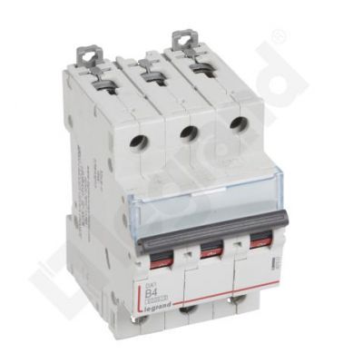 Wyłącznik Nadprądowy S 303 3P B4A 6kA DX3 407557 LEGRAND (407557)