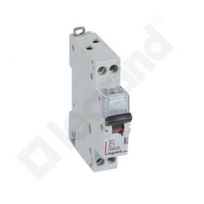 Wyłącznik Nadprądowy S 301N 1P+N C 1 6kA DX3 407734 LEGRAND (407734)