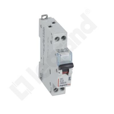 Wyłącznik Nadprądowy S 301N 1P+N C 3 6kA DX3 407736 LEGRAND (407736)